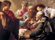 Hendrick ter Brugghen Calling of St. Matthew oil painting reproduction